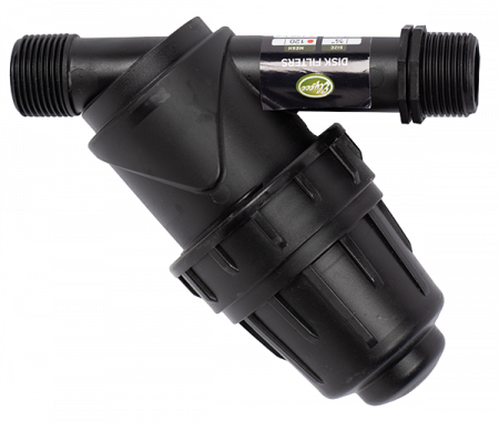 Furtune de irigat, banda de picurare și accesorii - Filtru mare cu discuri Elysee, filet 1 tol
