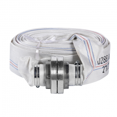 Furtune de irigat, banda de picurare și accesorii - Furtun de apa tip pompier, Micul Fermier, 2 toli (50mm), lungime 20m, cu cuple, Micul Fermier GF-0288