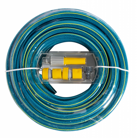 Furtun de gradina BLUEBOS PLUS, 3/4 (19 mm), 20 m, duze pentru conectare, Micul Fermier GF-2123 [3]