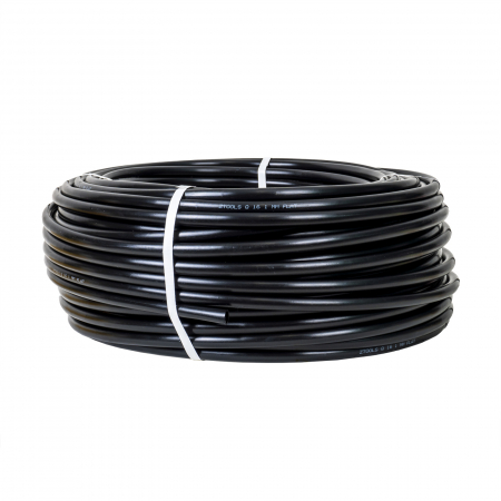 Furtune de irigat, banda de picurare și accesorii - Furtun gradina prin picurare, 16mm, NULL fara gauri, 4l/h, rola 100m / ZLN 4519