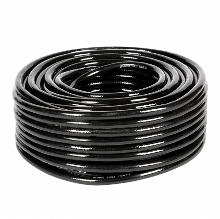 Furtune de irigat, banda de picurare și accesorii - Furtun pentru gaz, negru, 50m/l, Micul Fermier GF-0087