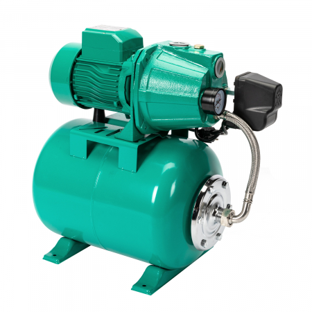Hidrofor 24 L, aspirare-refulare 1 tol, refulare la 53m, aspirare 9m,cu pompa autoamorsanta din fonta, putere 1,5kW [7]