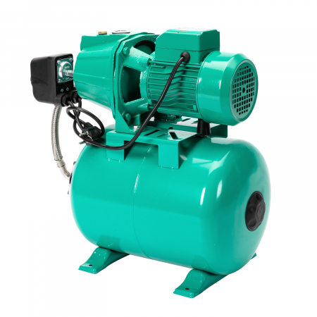 Hidrofor 24 L, aspirare-refulare 1 tol, refulare la 53m, aspirare 9m,cu pompa autoamorsanta din fonta, putere 1,5kW [5]