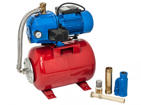 Hidrofoare - Hidrofor cu ejector Gmax AUTOJET DP 550, putere 750 w, aspiratie max 25 m, vas 24 l, debit 1.5 m3/h, presiune 6 bari