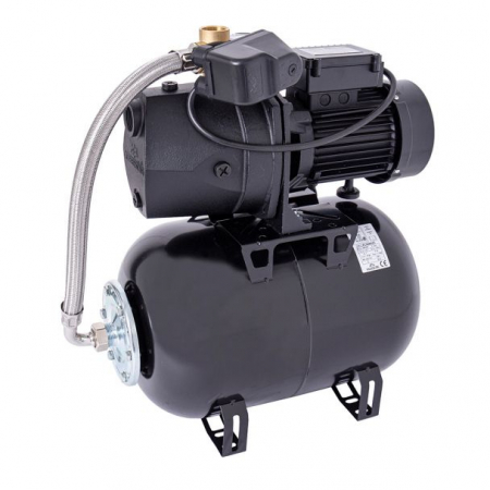 Hidrofor cu pompa autoamorsanta Wasserkonig FL568925, fonta, putere 1400 W, debit 5340 l/h, inaltime refulare 56 m, vas de expansiune 24 l [1]