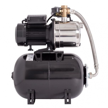 Hidrofor cu pompa autoamorsanta Wasserkonig IL558225, corp inox, putere 1300 W, 9 m, debit 4920 l/h, inaltime refulare 55 m, vas de expansiune 24 litri [4]