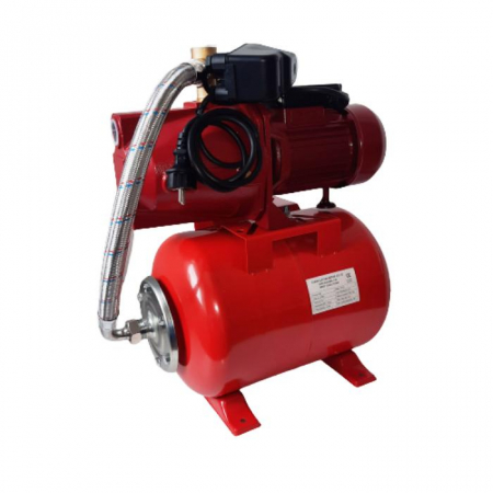 Hidrofor Deep Suction Booster cu pompa automorsanta de mare adancime Tricomserv powerMAX DS1100/24, debit maxim 2400 L/H, corp fonta, vas expansiune 24 L, adancime absortie 24 m, inaltime refulare max [3]