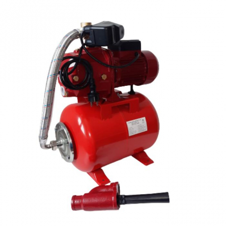 Hidrofor Deep Suction Booster cu pompa automorsanta de mare adancime Tricomserv powerMAX DS1100/24, debit maxim 2400 L/H, corp fonta, vas expansiune 24 L, adancime absortie 24 m, inaltime refulare max [1]