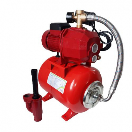 Hidrofoare - Hidrofor Deep Suction Booster cu pompa automorsanta de mare adancime Tricomserv powerMAX DS1100/24, debit maxim 2400 L/H, corp fonta, vas expansiune 24 L, adancime absortie 24 m, inaltime refulare max