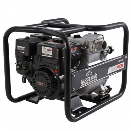 Motopompa 2" pentru apa cu namol Wasserkonig WSKM50M, maxim 35 m³/ora , inaltime refulare max 25 m, motor euro V, benzina, putere 7 CP [2]