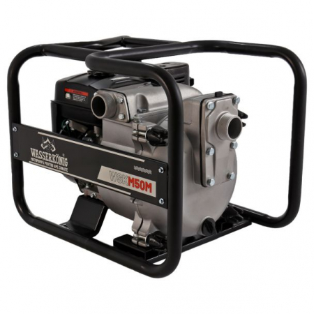 Motopompe - Motopompa 2" pentru apa cu namol Wasserkonig WSKM50M, maxim 35 m³/ora , inaltime refulare max 25 m, motor euro V, benzina, putere 7 CP
