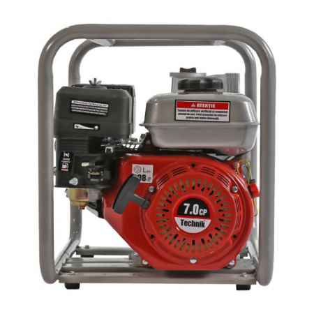 Motopompa 3" Technik MPT25-75, motor euro V, benzina, putere 7.0 CP, debit 60000 l/h, inaltime refulare 28 m [3]