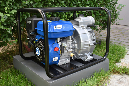 Motopompa apa reziduala Gmax TG30T, benzina, 3" / 80 mm, motor 170F 4T, 7 HP, 212 cm³, debit maxim 55 m³/h, inaltime refulare 28 m, aspiratie 8 m, rezervor 3.6 L, Euro 5 [3]