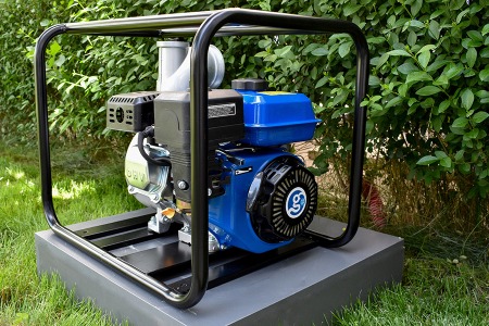 Motopompă pe benzină Gmax TG40CX, 4 toli, putere 7 Cp, debit 80 m³/h, Hmax 26 m, motor 4 timpi OHV [6]