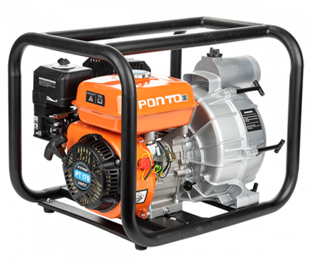 Motopompe - Motopompa pentru apa reziduala 3 toli Ponto, putere 7 cp, debit 60 m3/h, aspiratie 7 m, refulare 25m