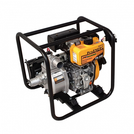 Motopompa Progarden PD20E, 2.8 KW, diesel, 2 TOLI, pornire electrica, debit maxim 22mc3/h [2]