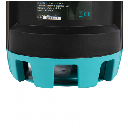 Pompa apa murdara din plastic 900W 300l/min, DZ-P113 DETOOLZ [4]