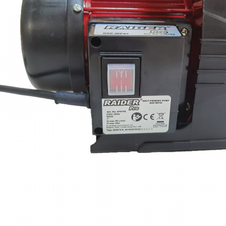 Pompa cu autoamorsare 600W 1"max 50L/min 35m cu filtru RD-WP44 [4]