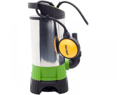Pompă de drenaj și fecale Procraft PN19, debit 15000 l/h, 1100 W [1]