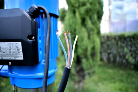 Pompă multietajată autoamorsantă verticală trifazată Gmax HMC90-7SV, 2 HP, 5,4 m³/h, aspiratie de la 8 m, Hmax 82 m, presiune 8,2 bar, 1 tol [2]