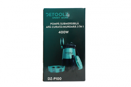 Pompa submersibila apa curata/murdara 3in1 400W, DZ-P100 DETOOLZ [12]