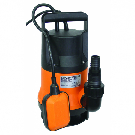 Pompe de apa murdara cu și fără plutitor - Pompa submersibila ape murdare Baukraft, 400W, debit 7500 l/h, BK-WP30, 070137