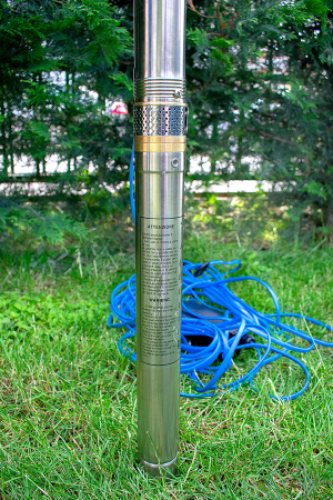 Pompa submersibila de foraj Gmax 50QJD 50QJD140-0.37, Debit 1.5 m3/h, Diametru 50 mm, Putere 370 w, Aspiratie 30 m [5]