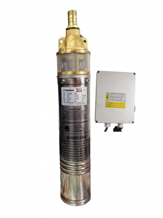 Pompe submersibile de adancime - Pompa submersibila ELEFANT 4SKM-100, 750W, 60 l/min, Bobinaj din Cupru