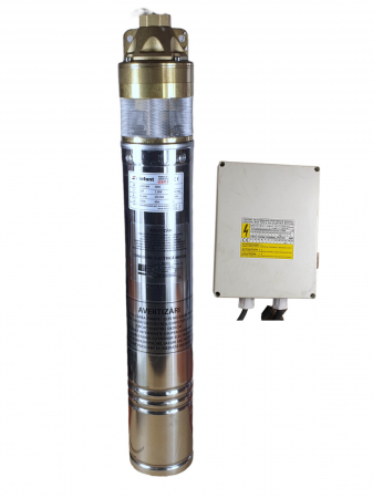 Pompe submersibile de adancime - Pompa submersibila ELEFANT 4SKM200, 1500 W, debit 41 l/min, refulare 80 m