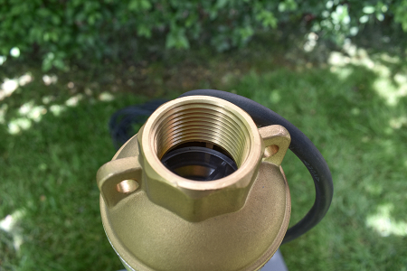 Pompă submersibilă foraj Gmax 90QJD109-0.37, 0.5 HP, 2.8 m³/h, Hmax 50 m, Ø90 mm, cablu 20 m [4]