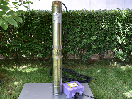 Pompă submersibilă Gmax 90QJD206-0.25, debit 3.5 m³/h,coloana de apa Hmax 35 m, diametru Ø90 mm, cablu 20 m [2]