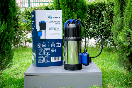 Pompa submersibila Gmax QDP, Debit 6,5 m3/h, Putere 0,8 kW, aspiratie 7 m, coloana de apa 30 m [9]