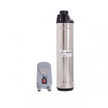 Pompe submersibile de adancime - Pompa submersibila periferica Wasserkonig SI4847, diametru 4", putere 1100 W, debit 2820 l/h, inaltime refulare 48 m