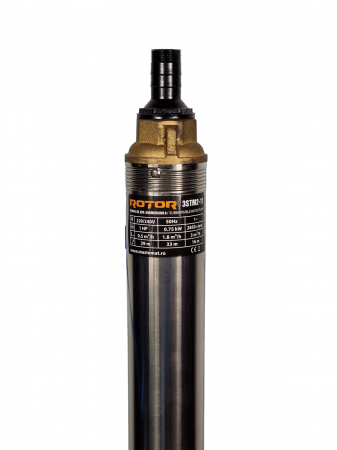 Pompa submersibila ROTOR 3stm2-11, 750 W, debit 3 m3 / h, panou de comanda [2]