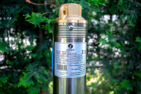 Pompă submersibilă solară foraj Gmax 3SW110-0.75, 1 HP, 4.4 m³/h, Hmax 85 m, Ø75 mm, DC 48–72V [5]