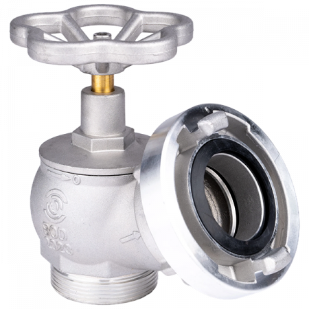 Furtune de irigat, banda de picurare și accesorii - Robinet hidrant interior cu racord storz, 2 tol, pre 10 bar, aluminiu