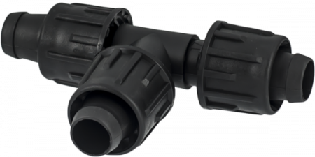 Furtune de irigat, banda de picurare și accesorii - Teu pentru banda de picurare, 16 mm