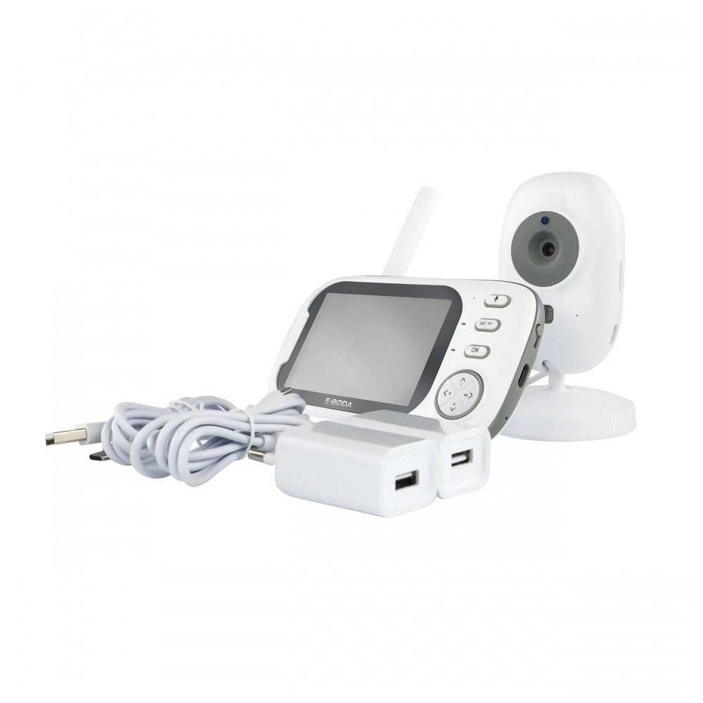 Baby Monitor, Camera audio-video wireless pentru supraveghere bebelusi, E-boda [4]