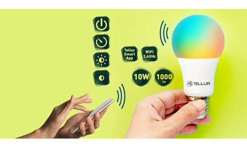 Bec inteligent LED Tellur|bec led lumina alba calda rgb 2|bec led lumina alba calda rgb 1|bec led lumina alba calda 4 [3]