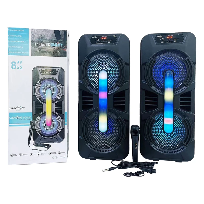 Boxa portabila cu microfon Poro 128 [2]