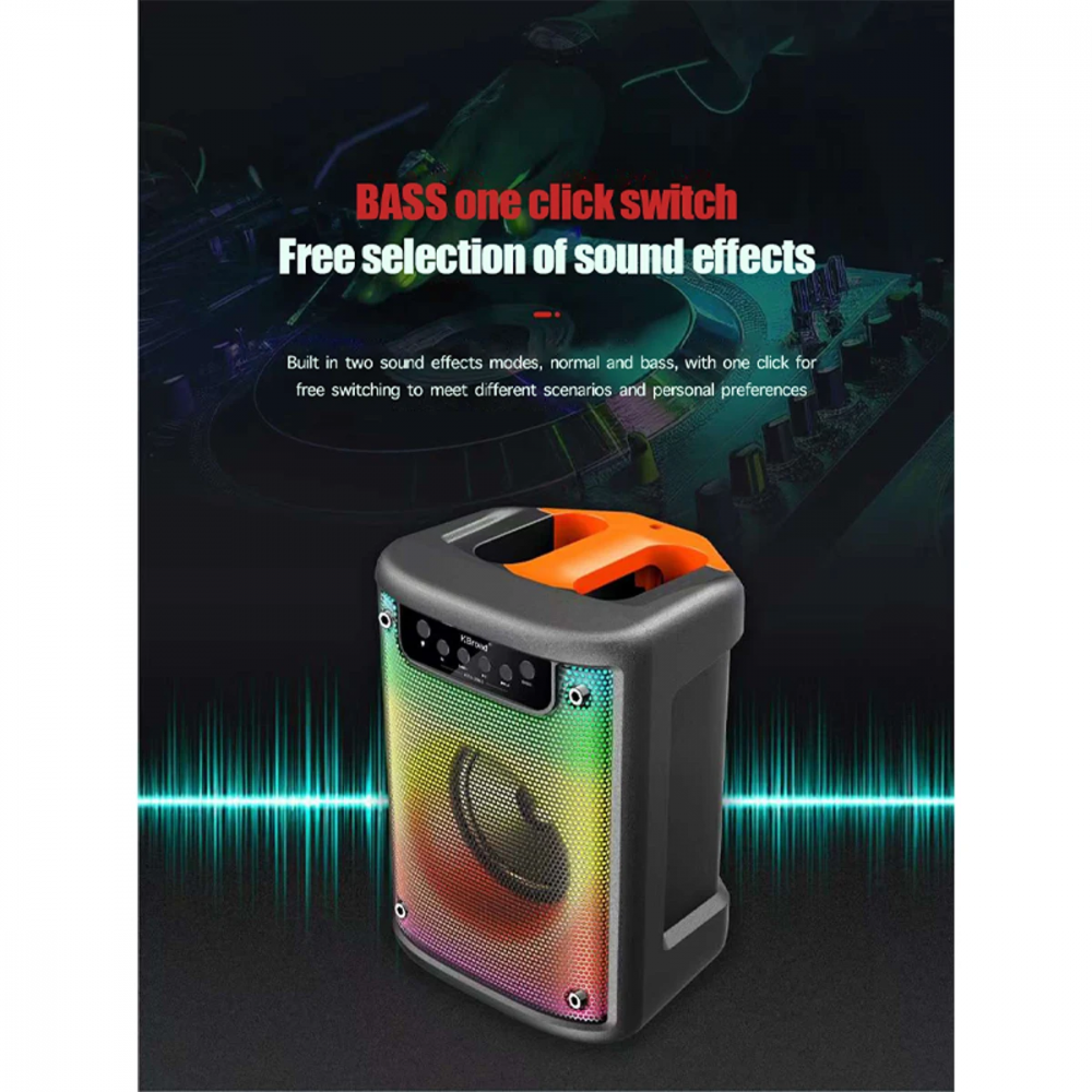 Boxa portabila wireless Poro 130 cu Bluetooth [5]