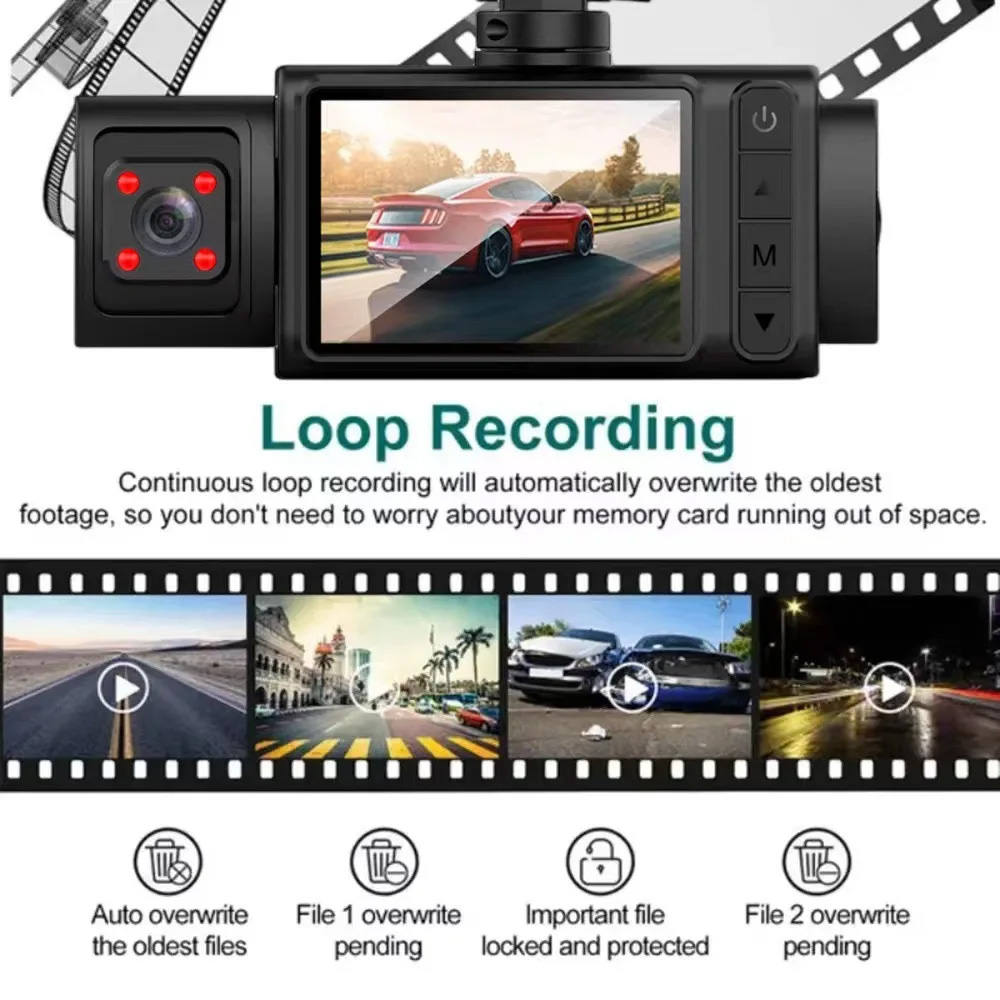 Camera de bord auto 3 in 1 Poro 114 [5]