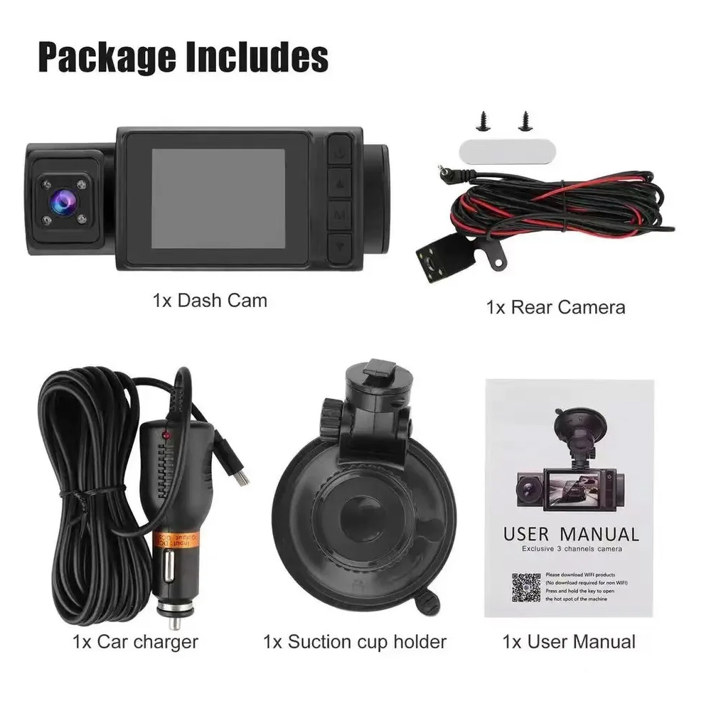 Camera de bord auto 3 in 1 Poro 114 [6]