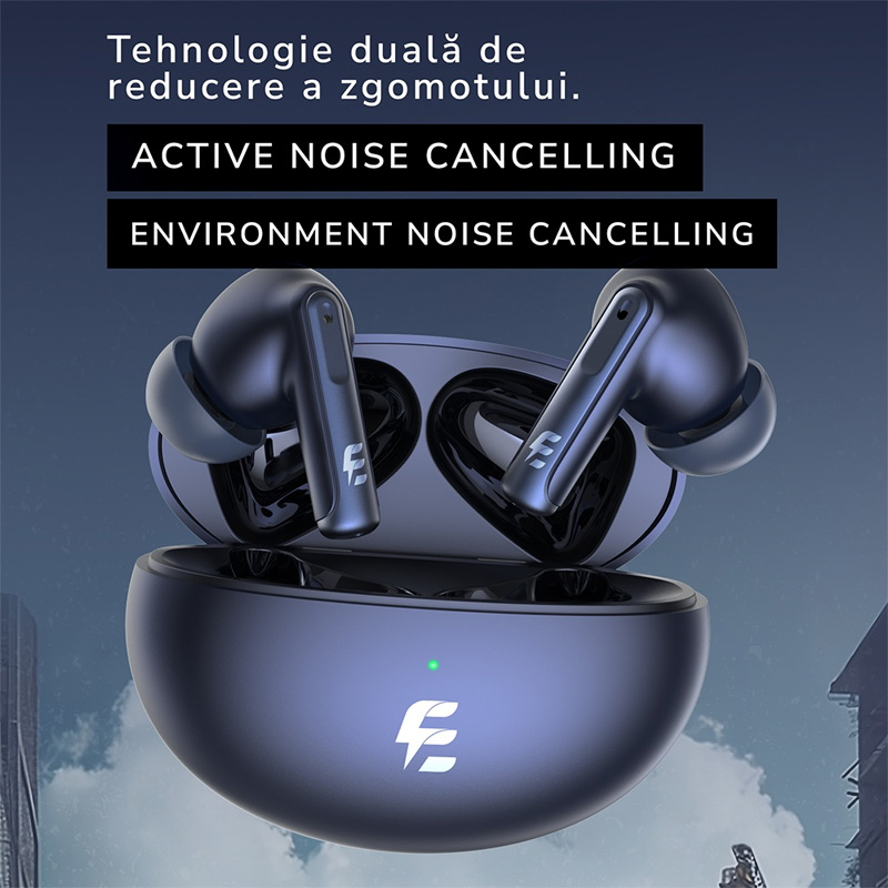 Casti TWS E-Boda ANC & ENC Supreme Sound, Autonomie 24 Ore [2]