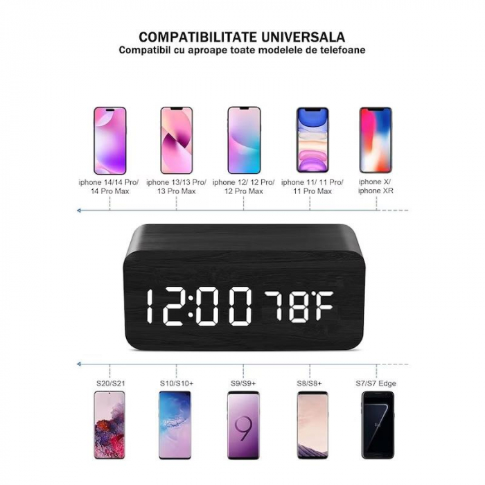 Ceas de birou modern cu alarma Po 41 [7]
