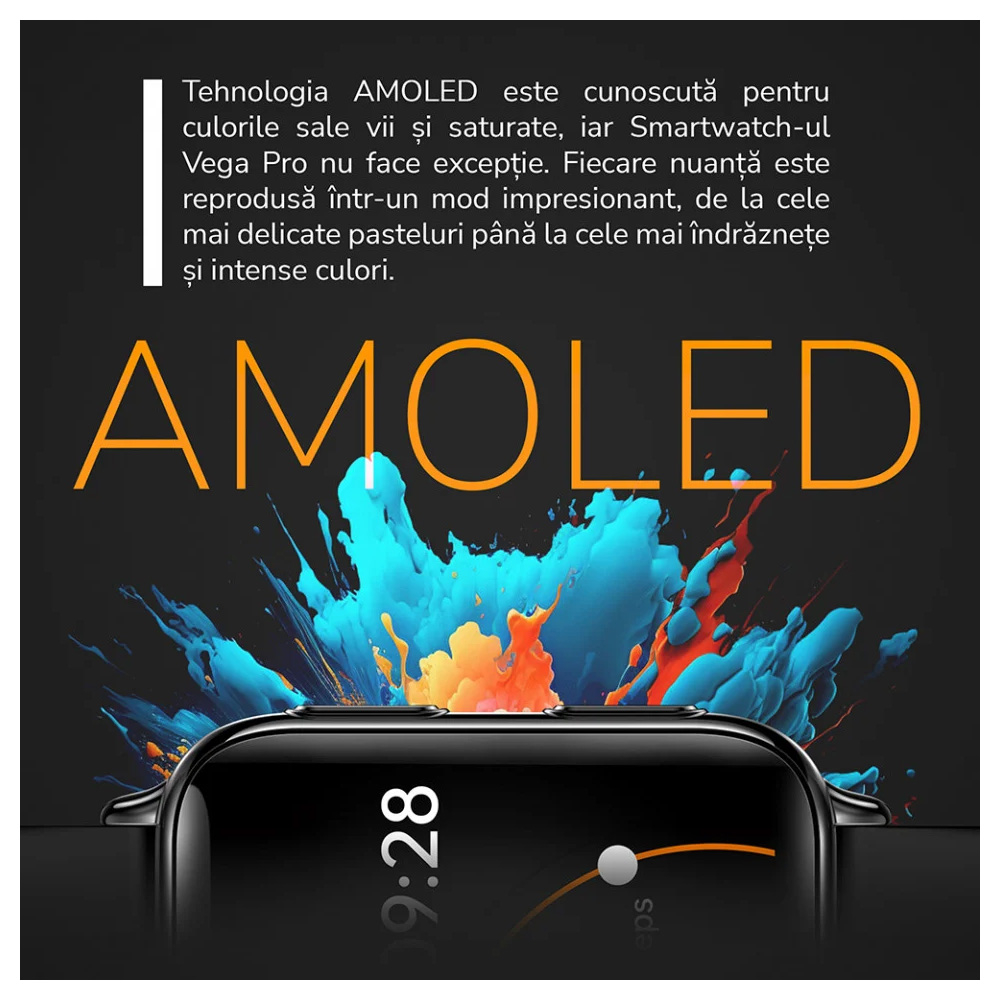 Ceas Smartwatch E-Boda SQ - Vega Pro, Amoled, Ip67 [2]