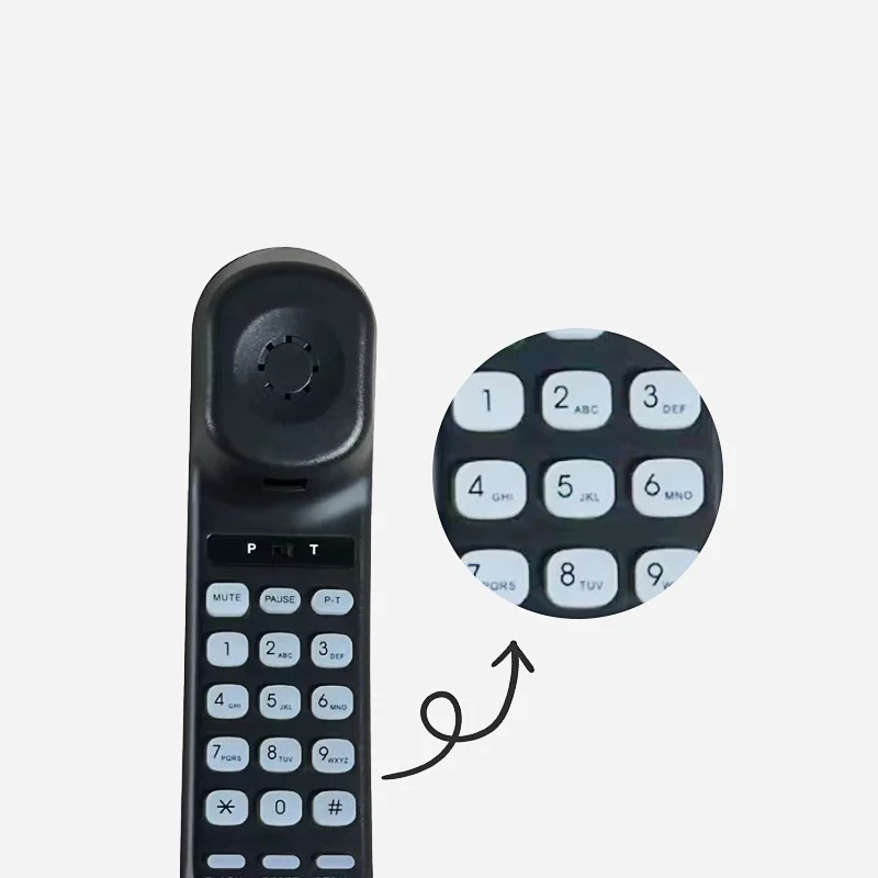 Telefon fix cu fir Poro 121 [8]