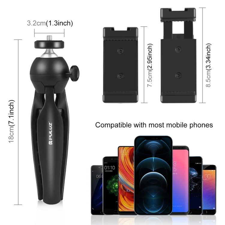 Kit Vlogging Complet cu Trepied, Lampa LED si Microfon [2]