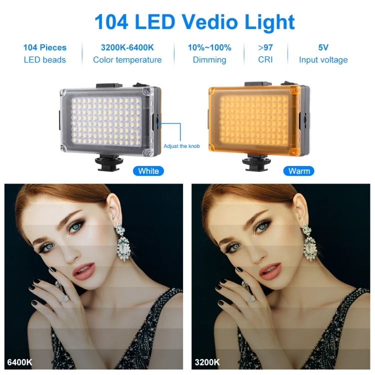 Kit Vlogging Complet cu Trepied, Lampa LED si Microfon [3]