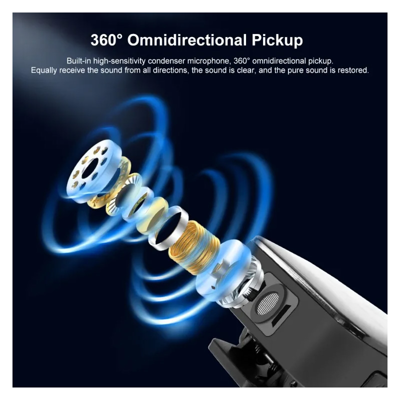 Set Microfon Lavalier Wireless [9]